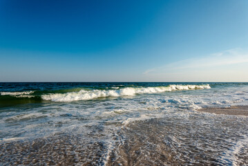 Obraz premium Listening to Ocean Waves