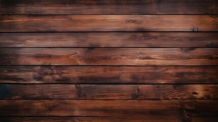 Close up of dark brown painted wooden Planks. Wooden Background Texture
