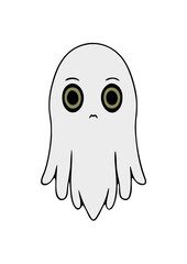 Ethereal Halloween Ghost Vector Illustrations: Hauntingly Delightful Art