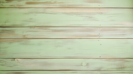 Fototapeta premium Close up of light green painted wooden Planks. Wooden Background Texture 