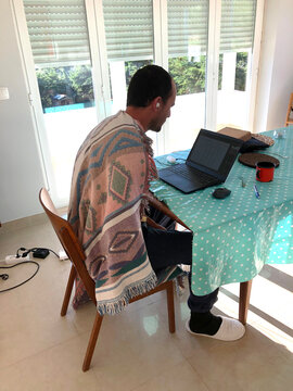 UGC winter remote work lifestyle