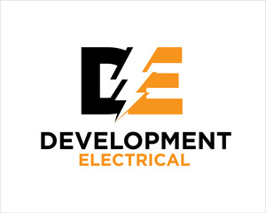 development electric logo designs for construction and repair logo