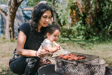 Vegan Grilling: Mother and Daughter cook Plant-based meat