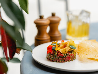 Summer steak tartare 