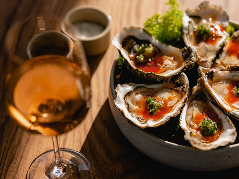 Luxurious shellfish selection 