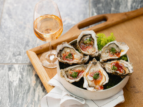 Luxurious shellfish selection 