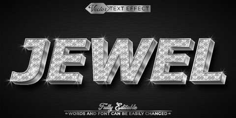 Luxury Jewel Shiny Editable Text Effect Template