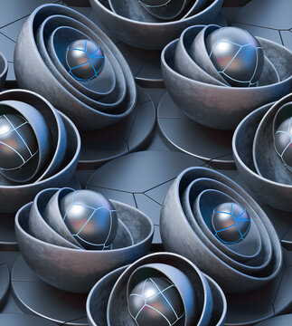 Futuristic pattern.