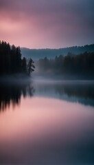 Fototapeta premium sunrise over the lake