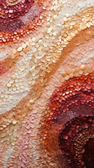 An abstract mosaic of rose gold hues swirling and blending together like a dreamscape Abstract wallpaper backgroun