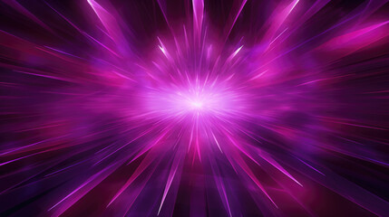 A multitude of magenta beams radiating from each direction and intersecting in the center. Abstract wallpaper backgroun