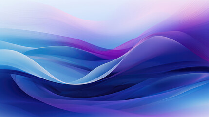 An abstract landscape composed of swirling ayst shapes merging together in a blur of purple and blues. Abstract wallpaper backgroun