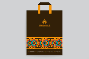 Creative and professional shopping bag template