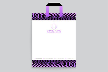 Creative and professional shopping bag template
