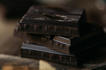 Dark chocolate bars