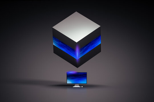 Supercomputer connected to the network