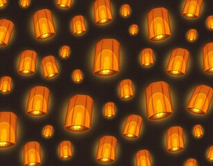 Lantern festival illustration