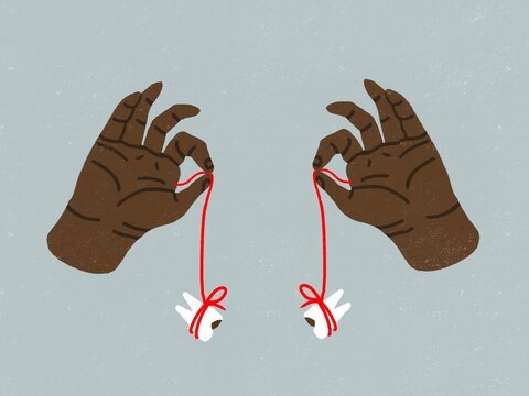 First lost tooth illustration concept