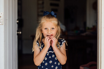 Snack In The Doorway