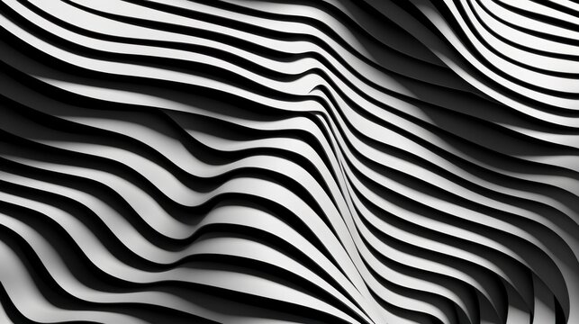 Abstract line architecture building monochrome black and white color © Gethuk_Studio