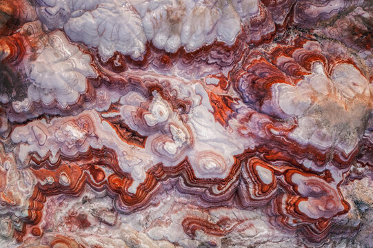 Abstract textures in mountains of Bentonite