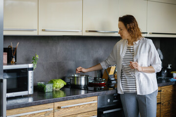 Stove home chore kitchenware culinary mundane kitchen 