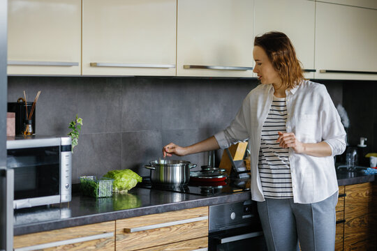 Stove home chore kitchenware culinary mundane kitchen 