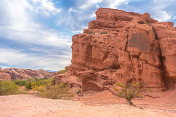 QUEBRADA DE LAS CONCHAS, CAFAYATE, NATIONAL ROUTE 68. CALCHAQUIES VALLEYS, SALTA. ARGENTINA.