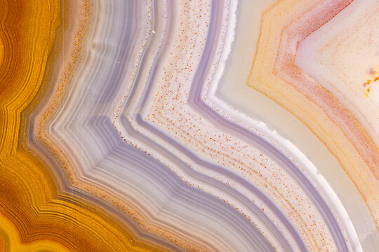 Agate Banding Pattern, Macro  