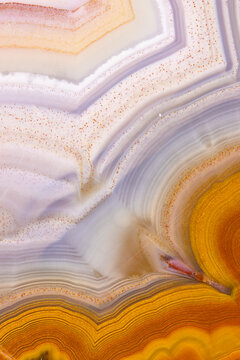 Moroccan Agate Banding Pattern, Macro  