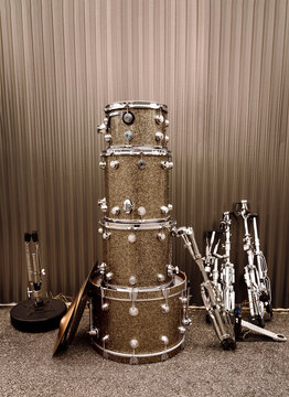 Torn Down Drum Set 