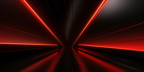 Abstract background with neon rays of light 