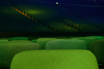 chairs in the concert hall