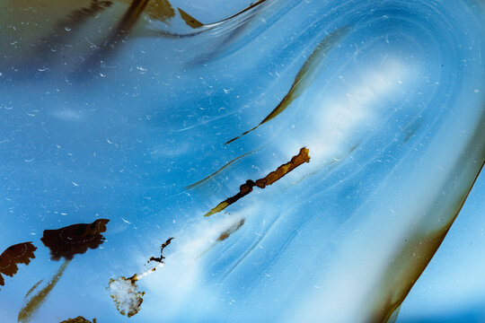 Marine chalcedony agate mineral detail texture