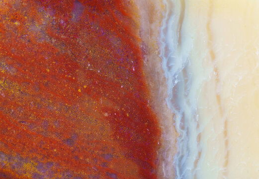 Colorful agate texture details