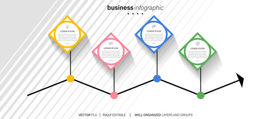 Vector infographic template
