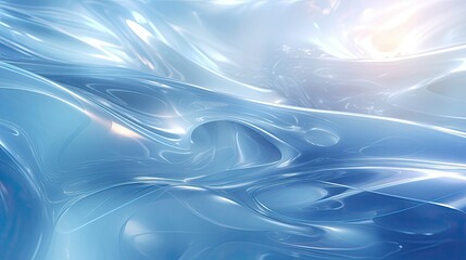 abstract blue background with waves