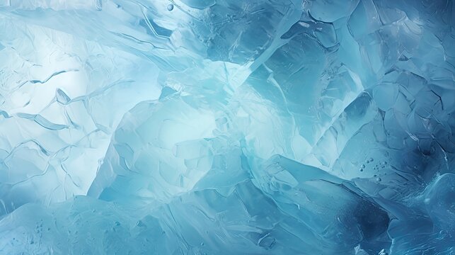blue ice texture background illustration.
