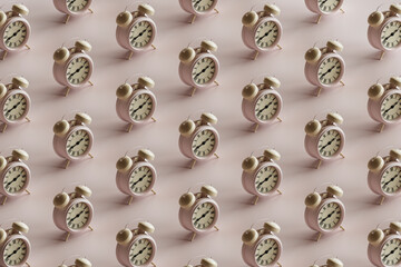 pattern of many alarm clock