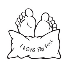 I love my feet