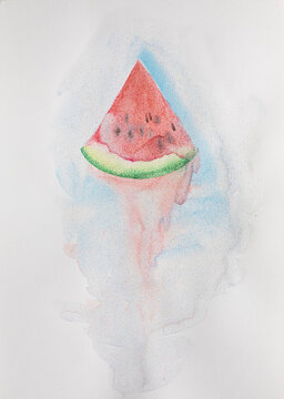Watermelon food illustration