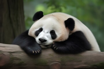 Obraz premium giant panda bear made by midjeorney