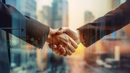 Fusion of Business and Technology Handshake Digital