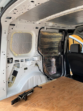 empty van before a build out