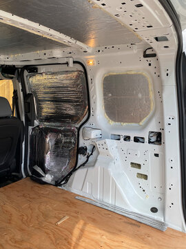 empty van before a build out