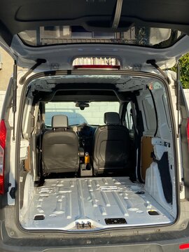 empty van before a build out