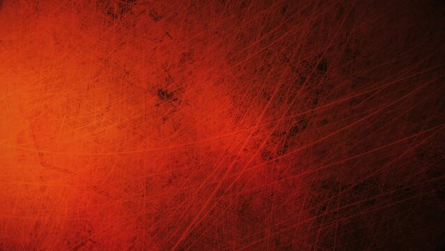 Scratched metal background with lights. The texture of stained metal with moving light. Type H.