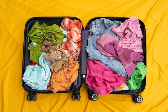 Before and after summer holidays vacation trip