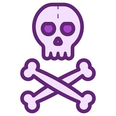 skull and bones icon
