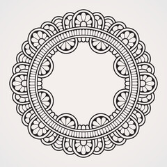 mandala pattern of various creations. suitable for henna, tattoos, photos, coloring books. islam, hindu,Buddha, india, pakistan, chinese, arab